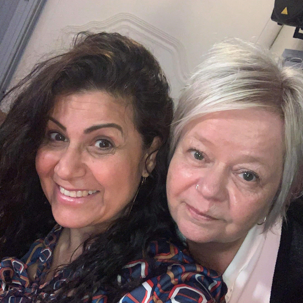 Afaf Radhison och Lena Källström