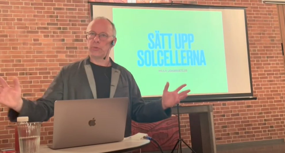 Johan Ehrenberg till St. Eskilskyrkan för att föreläsa om Räddningen