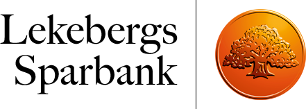 Lekebergs Sparbanks logotyp med en stiliserad apelsinträdsikon till höger.