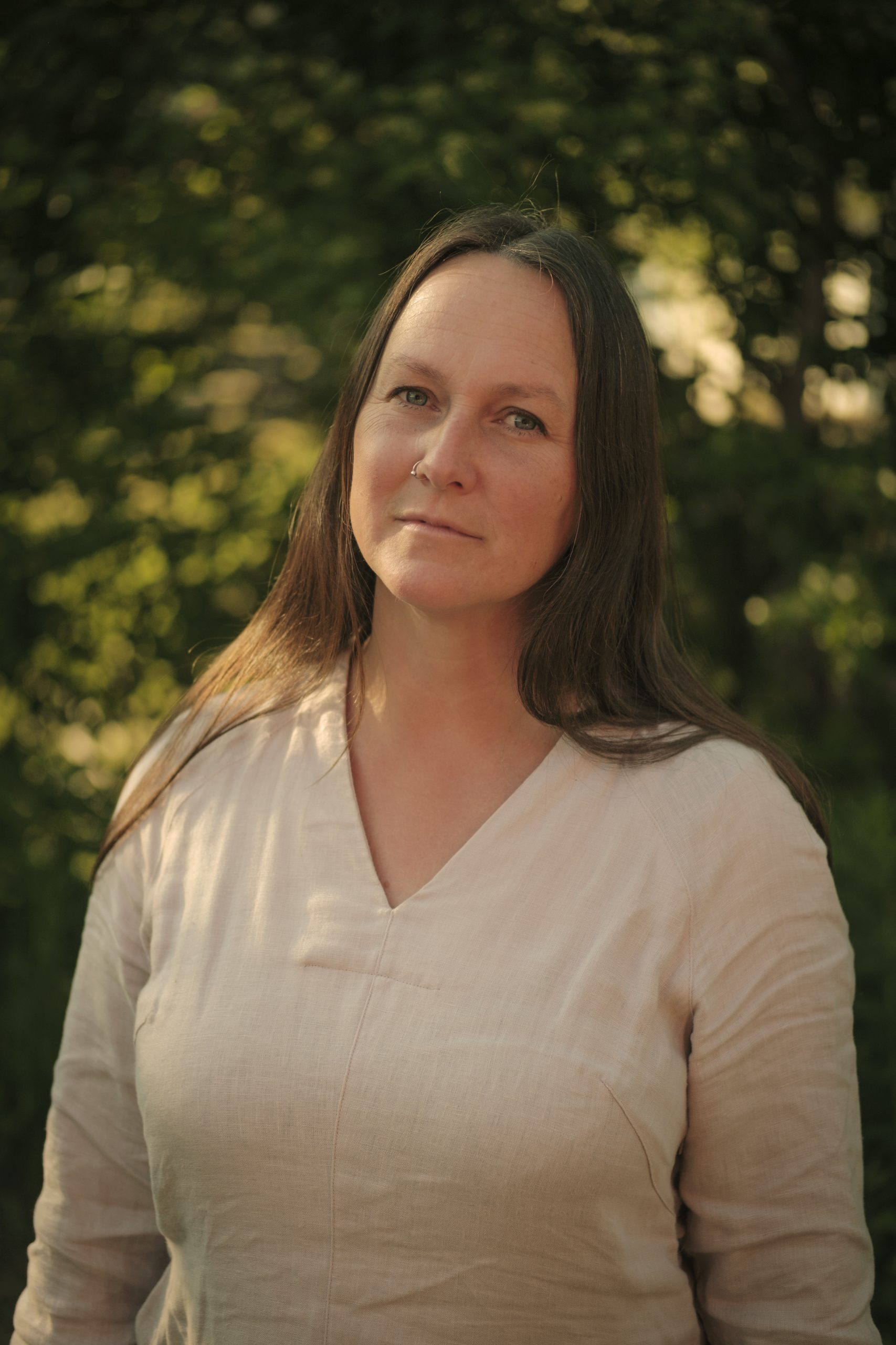 Emma Härdelin leder sångkursen på Delsbostämman